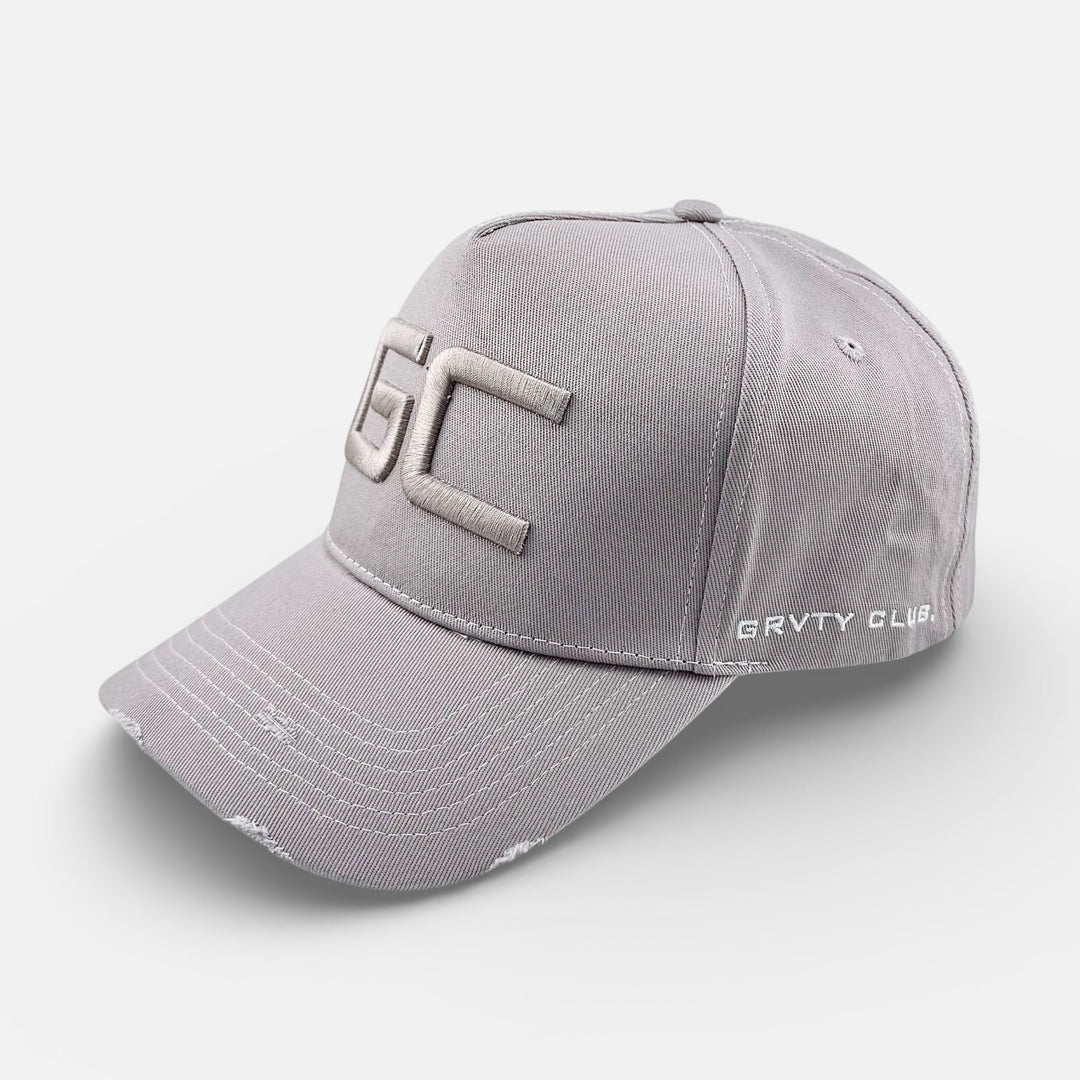 GREY GC BASEBALL CAP - GRVTY CLUB.