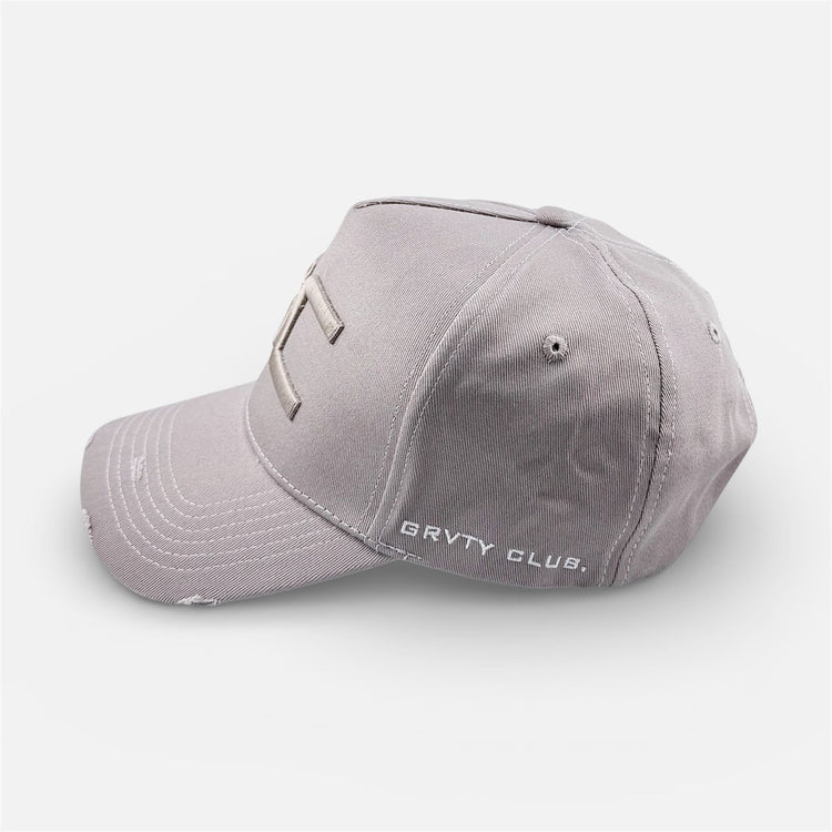 GREY GC BASEBALL CAP - GRVTY CLUB.