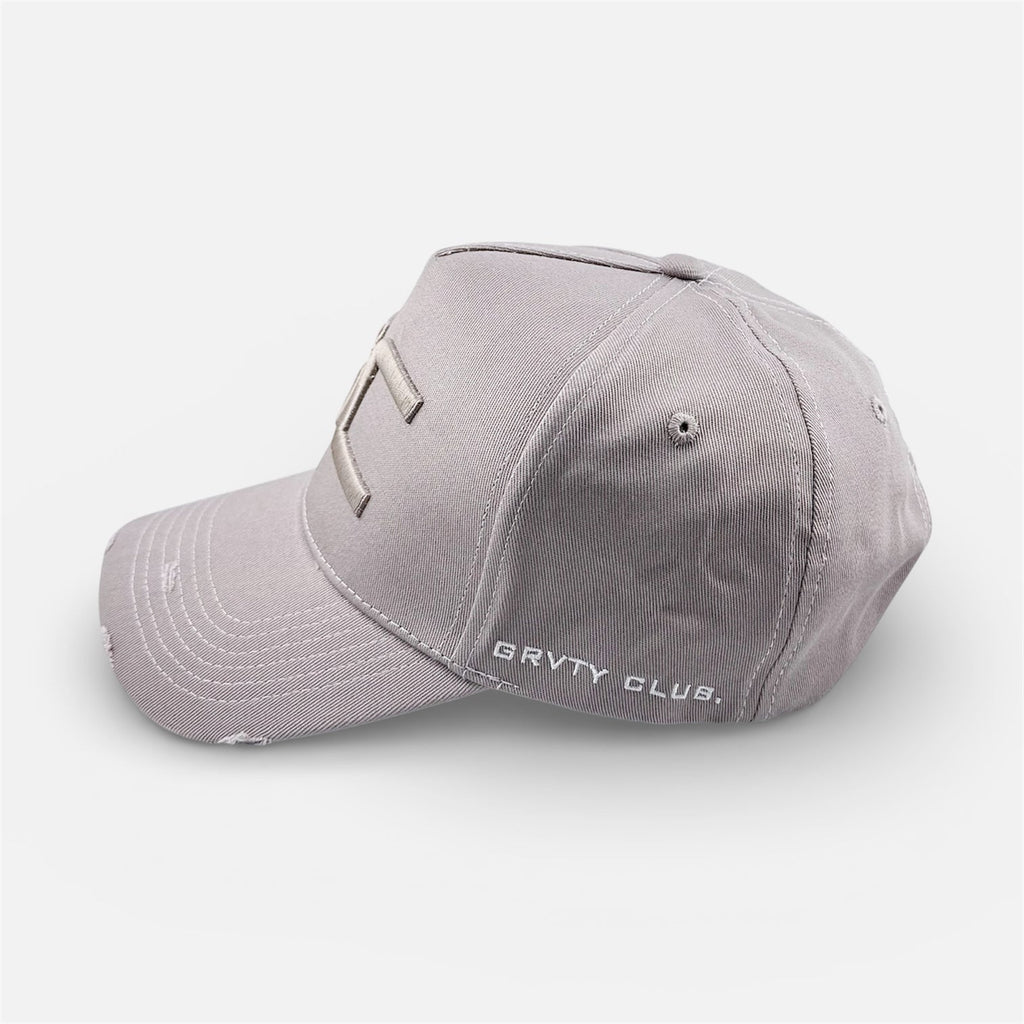 GREY GC BASEBALL CAP - GRVTY CLUB.