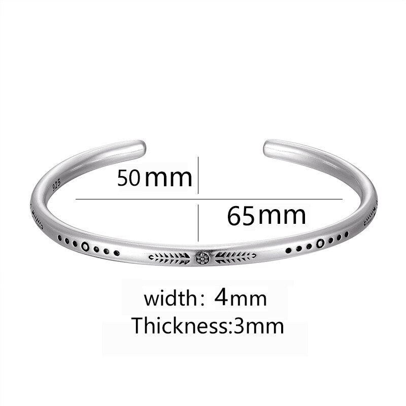 Textured Sterling Silver Bangle Collection - GRVTYCLUB